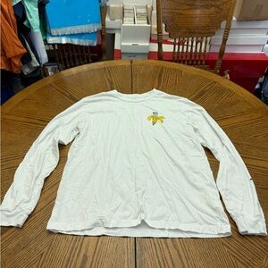 GAP Cream Jean Michael Basquiat Long Sleeve Shirt with Banana Design